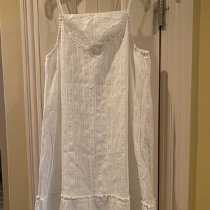 Girls Children’s Place fully lined ivory spaghetti strap dress size XXL